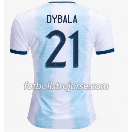 Argentina Matchtröjor Paulo Dybala 21 Hemma Fotbollströja Copa América 2019 Kortärmad Argentina Matchtröjor Paulo Dybala 21 Hemma Fotbollströja Copa América 2019 Kortärmad